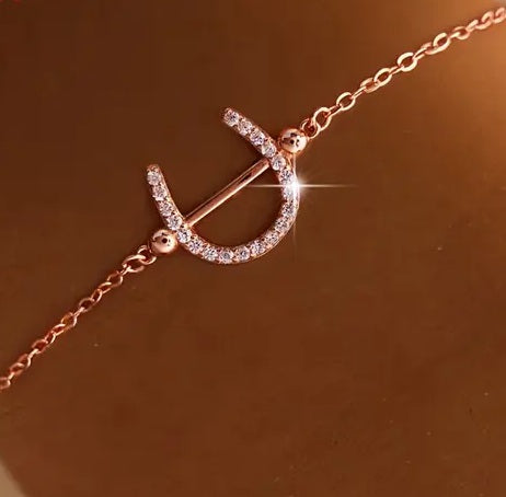 Bracelet Cheval Fer a Cheval en Argent S925