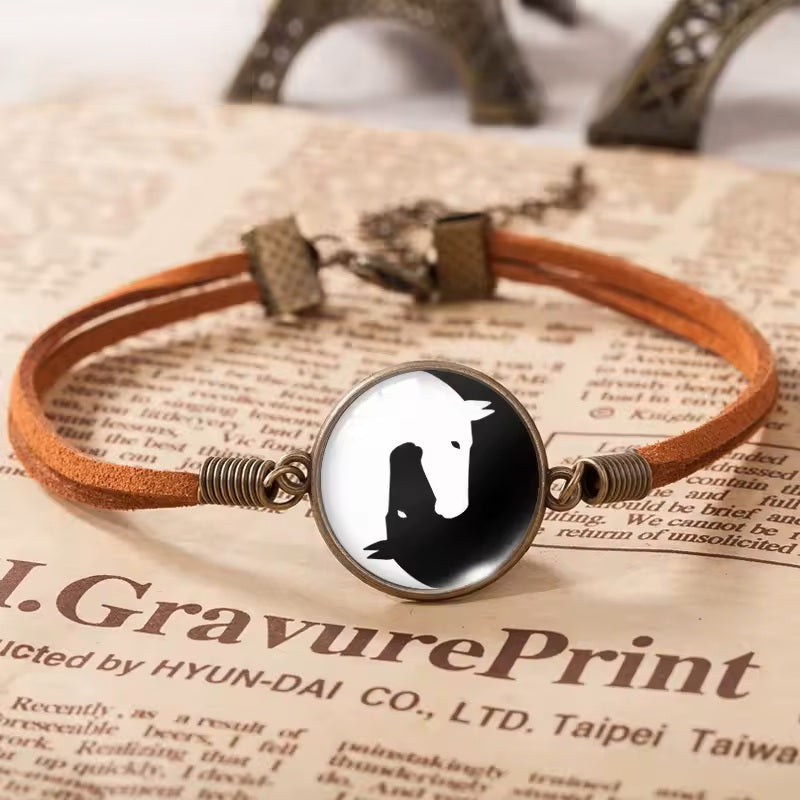 Bracelet Yin Yang Equestre
