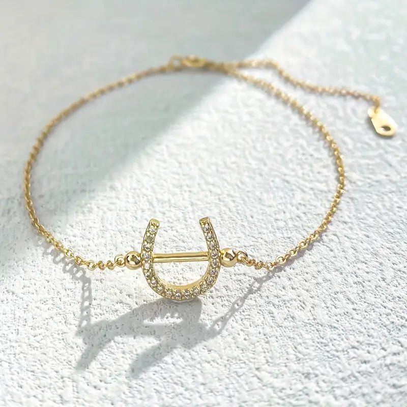 Bracelet Cheval Fer a Cheval en Argent S925