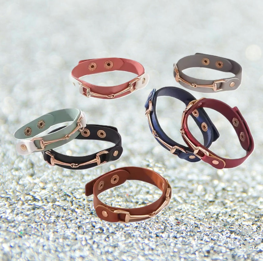 Bracelet Mors en Cuir