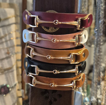 Bracelet Mors en Cuir