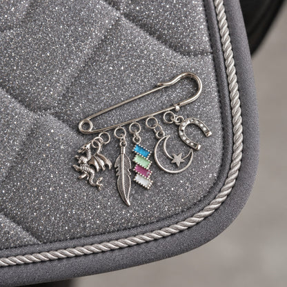 Broches a Tapis Argenté 5 Charms