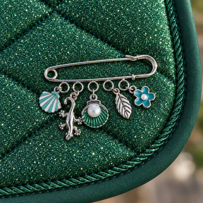 Broches a Tapis Argenté 5 Charms