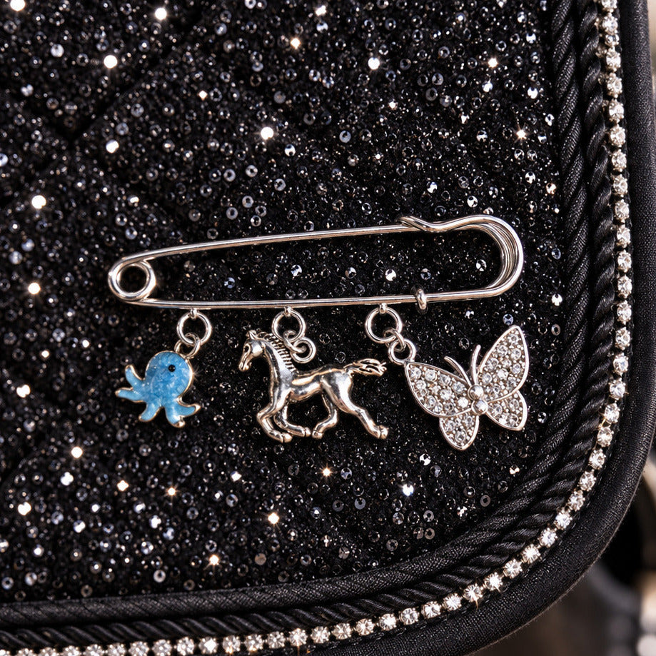 Broches a Tapis Argenté 3 Charms