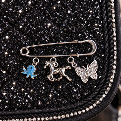 Broches a Tapis Argenté 3 Charms
