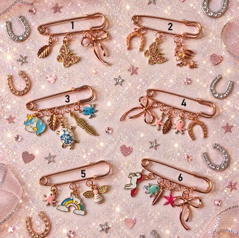 Broches a Tapis Or Rose