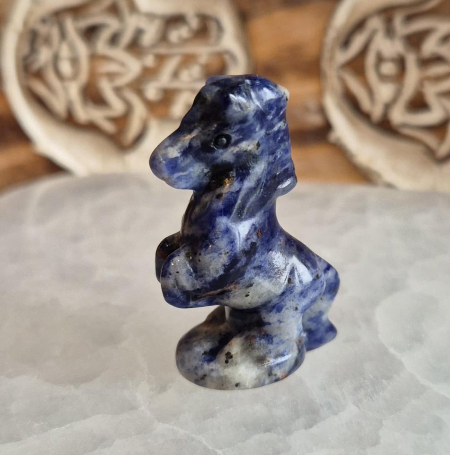 Figurine Cheval en Pierre Naturelle