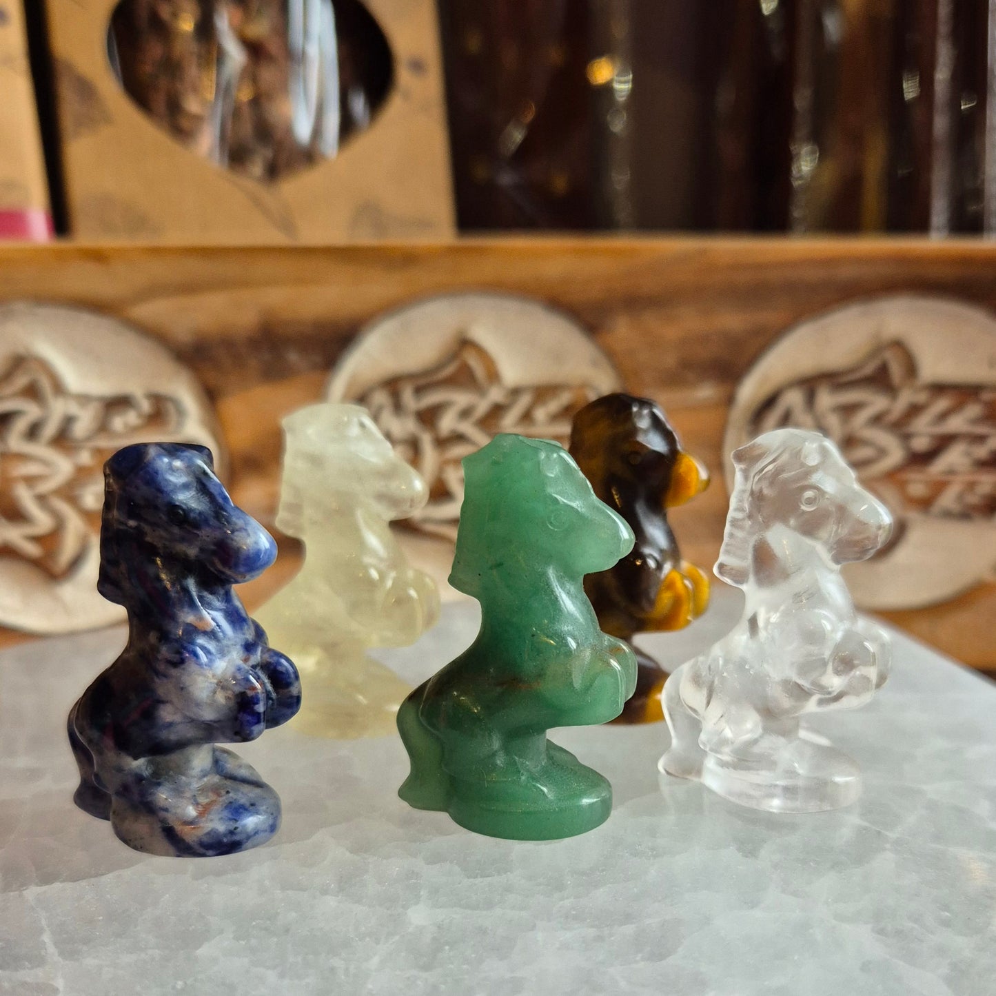 Figurine Cheval en Pierre Naturelle