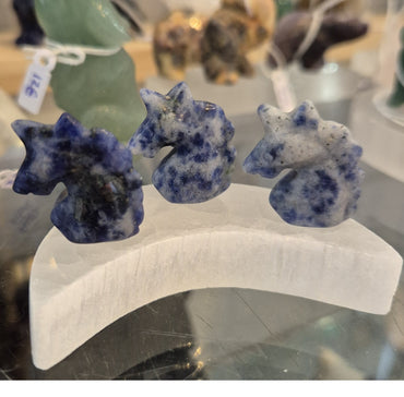 Figurine Mini Tete de Cheval Sodalite