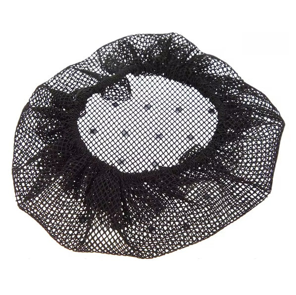 Filet Chignon Fin a Strass - Noir