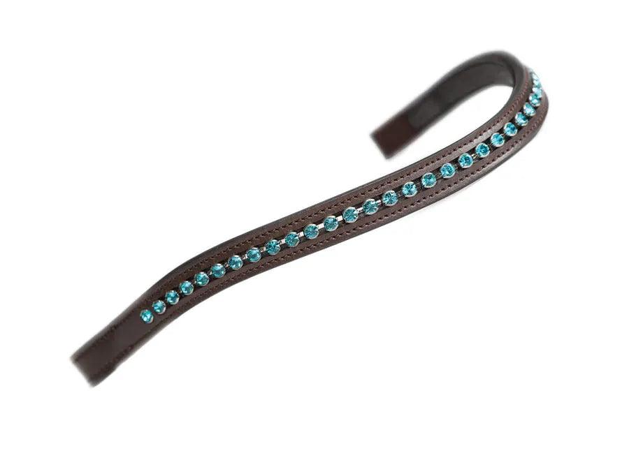 Gara Frontal Grand Strass Vert - SHOPHORSE