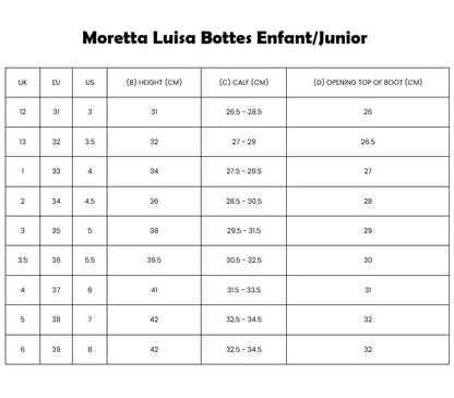 Moretta Luisa Bottes d'Equitation Enfant