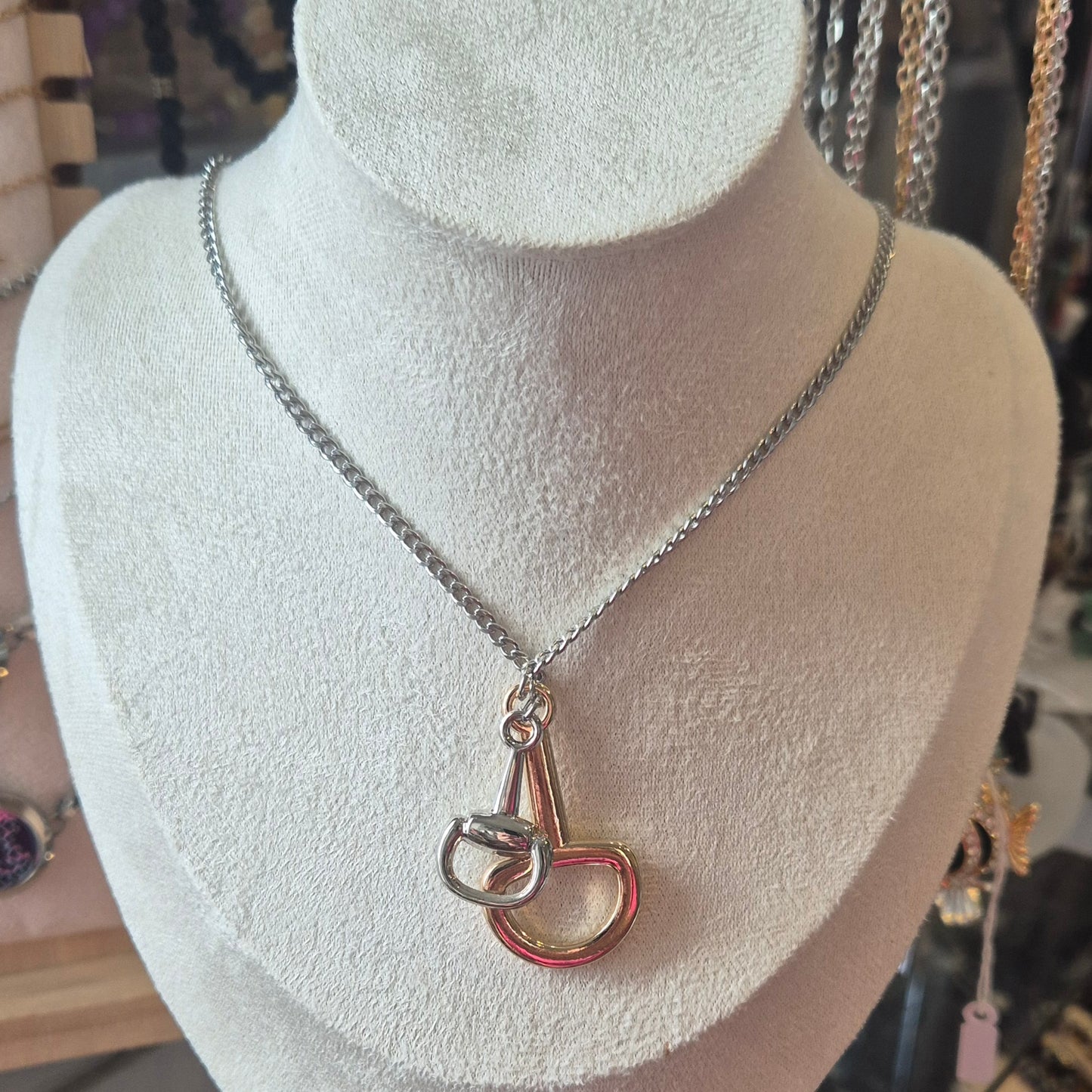 Collier 2 Mors a Cheval Inox