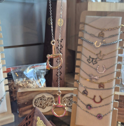 Collier 2 Mors a Cheval Lariat Inox