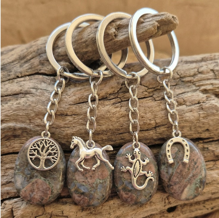 Porte Cles Bleue Liberite