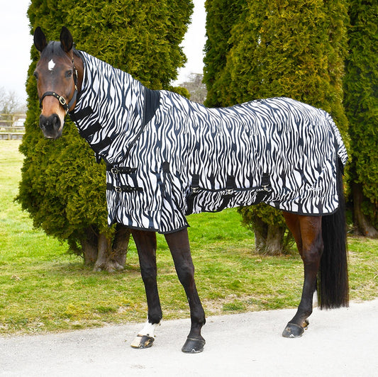 Rhinegold Couveture Anti-mouches Africa Zebre