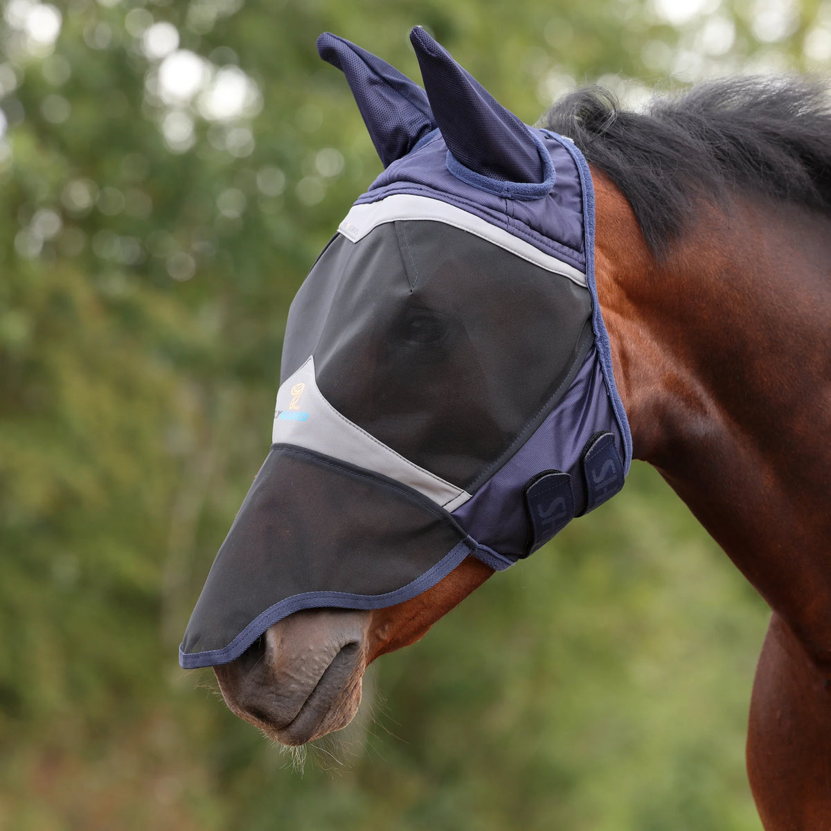 Shires Masque Anti-Mouches avec Nez - 70% anti UV