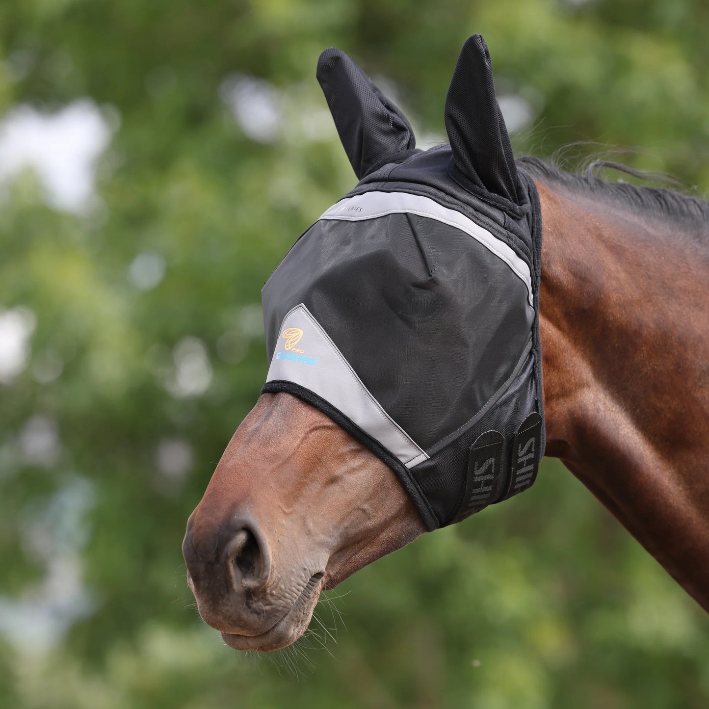 Shires Masque Anti mouches avec oreilles - 70% Anti UV