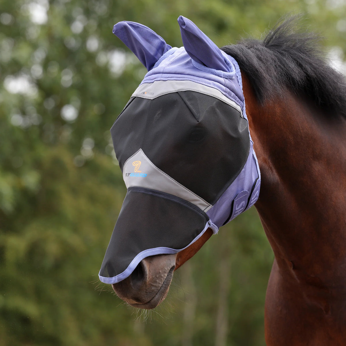 Shires Masque Anti-Mouches avec Nez - 70% anti UV