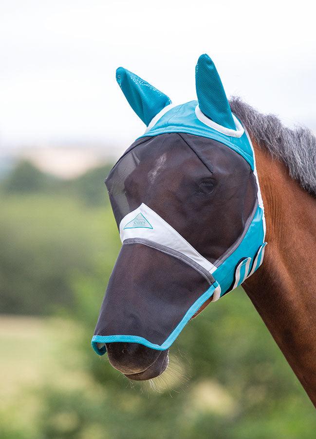 Shires Masque Anti-Mouches avec Nez - SHOP HORSE