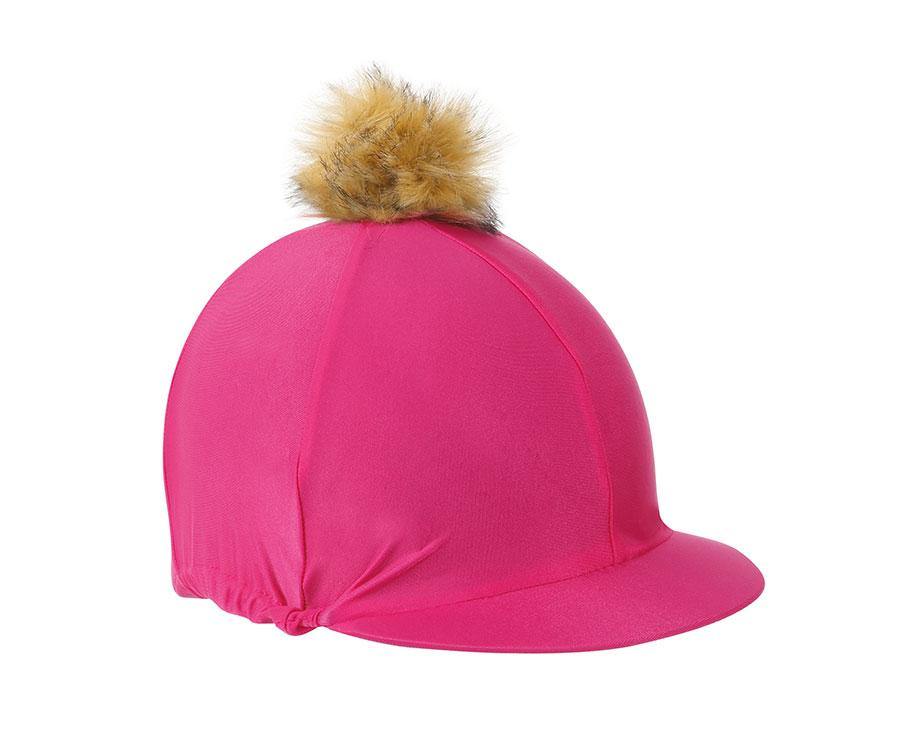 Shires Toque en Lycra avec PomPom - SHOP HORSE