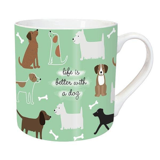 Chunky Mug Playful Dogs - SHOPHORSE