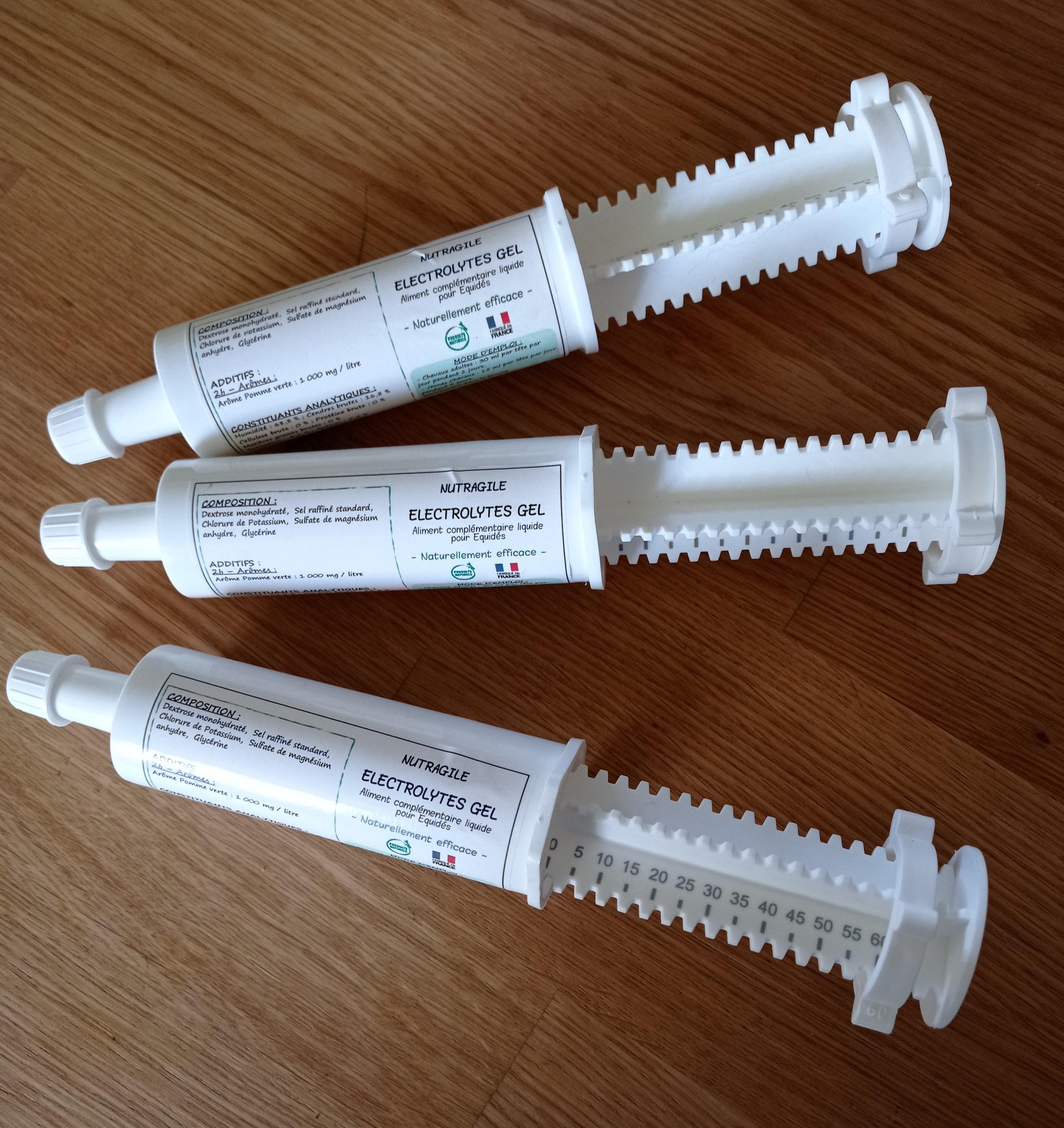 Nutragile Electrolytes en Seringue 60ml - SHOPHORSE