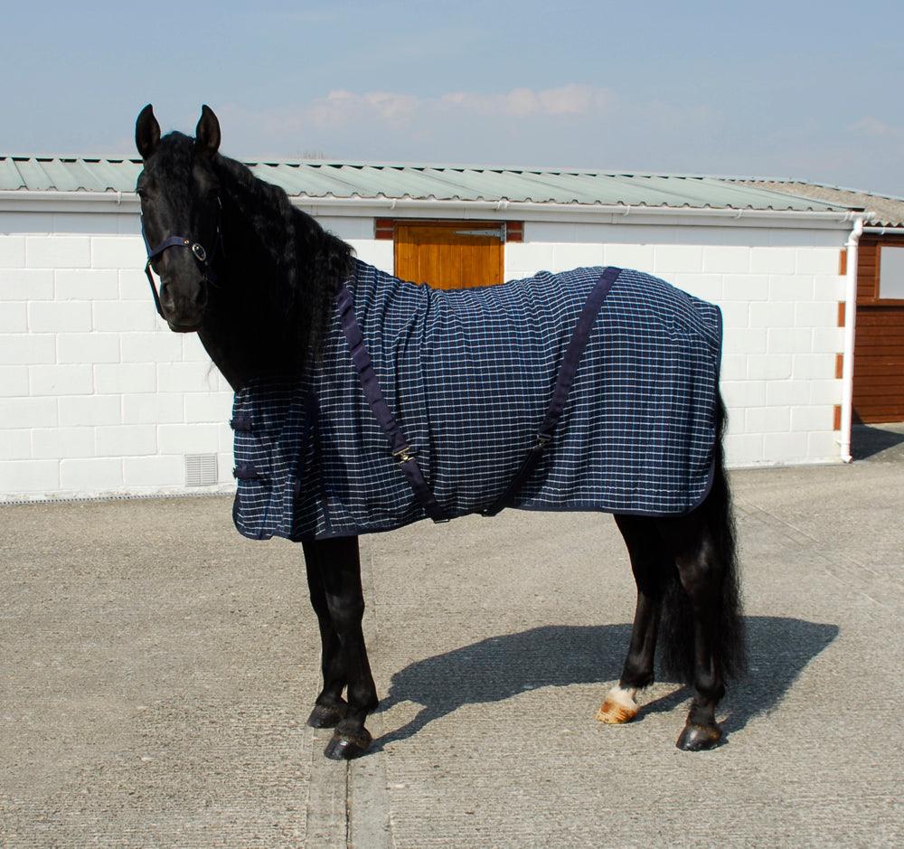 Rhinegold Sechante Waffle - Marine - SHOPHORSE