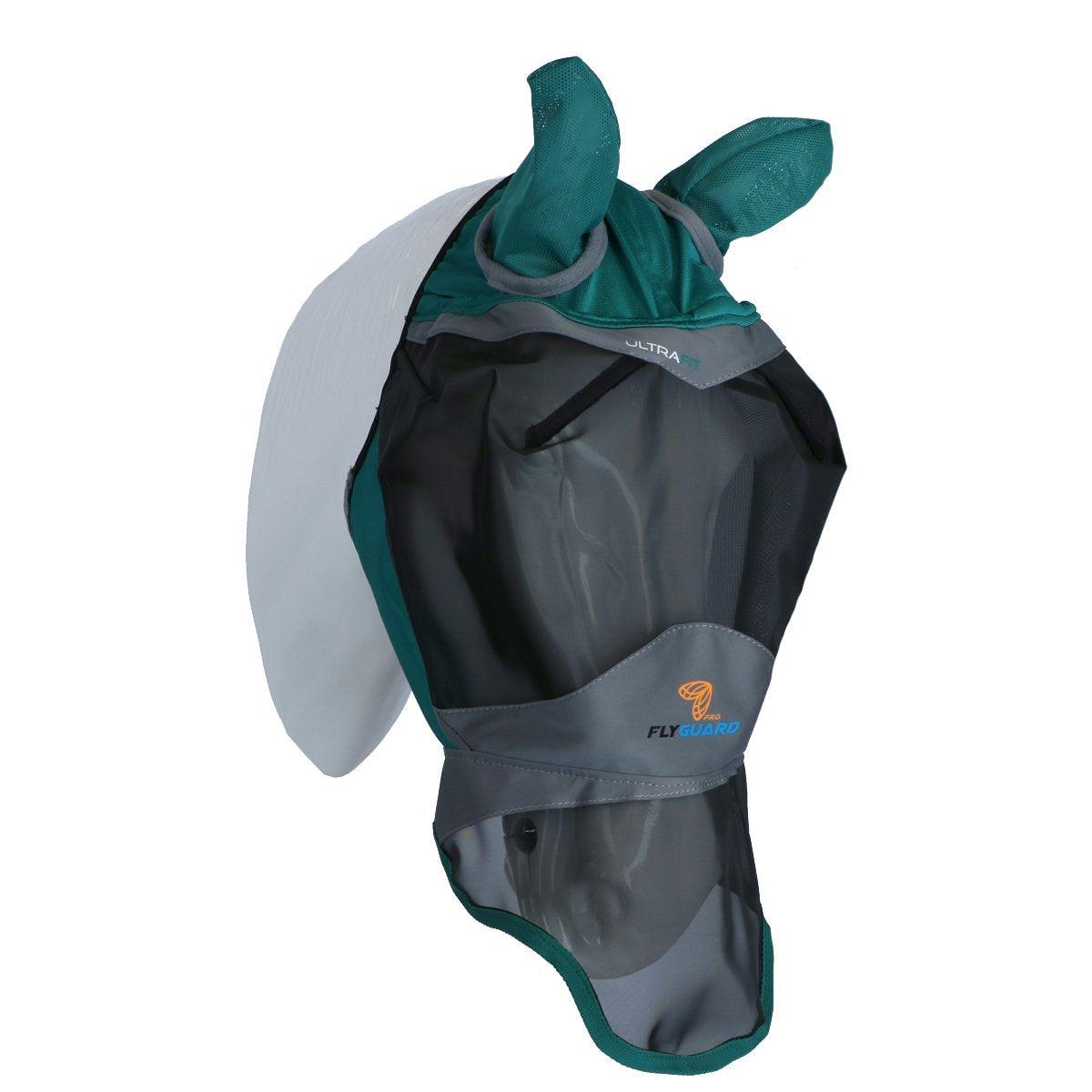 Shires Masque Anti-Mouches Deluxe avec Oreilles et Nez - 70% Anti UV - SHOPHORSE