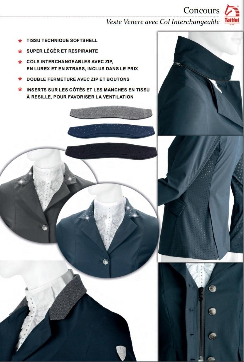 Tattini Deluxe Veste de Concours avec Col. Interchangeable