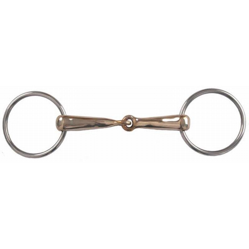 TdeT Mors 2 Anneaux Creux  Cuivre - SHOP HORSE