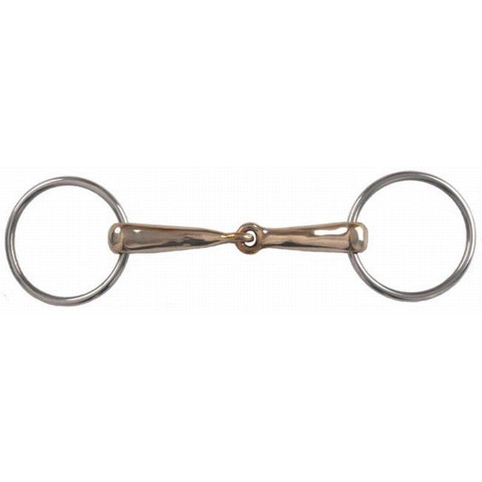TdeT Mors 2 Anneaux Creux  Cuivre - SHOP HORSE